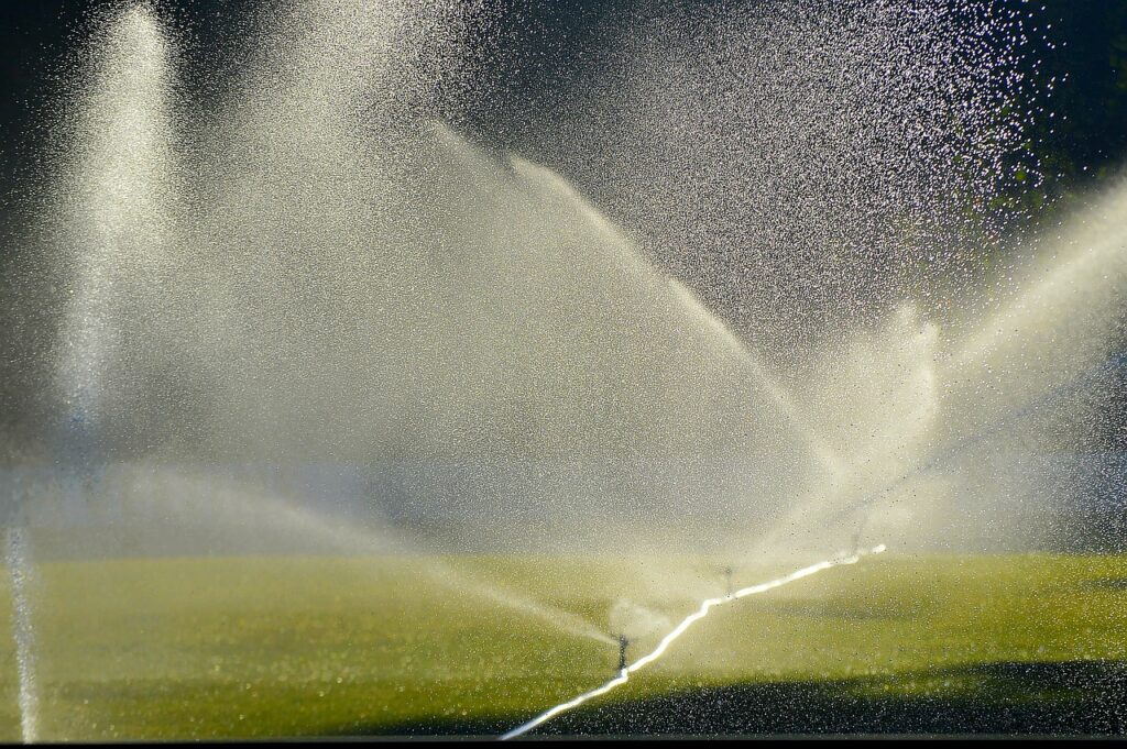 lawn irrigation, lawn sprinkler, football pitch-2456123.jpg